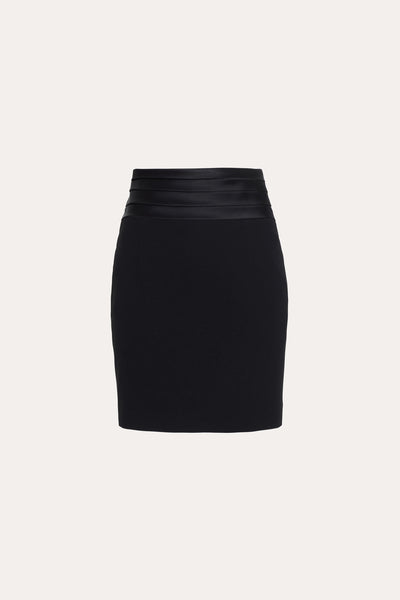Roxy Japanese Crepe Tuxedo Skirt