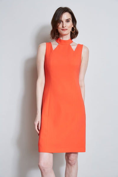 Mock Neck Cut Out Dress Image 2