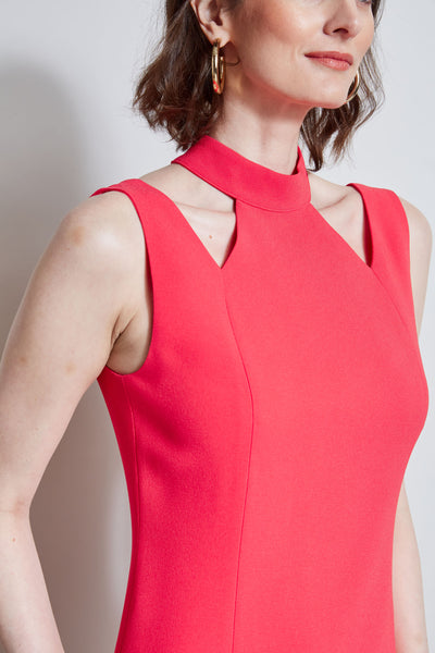 Mock Neck Cut Out Dress Image 4