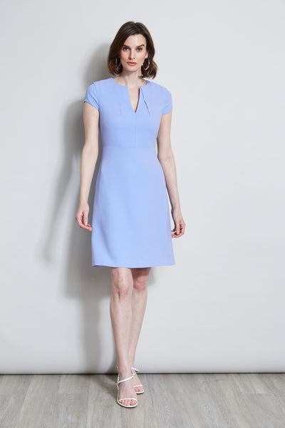 Short Sleeve Dart Dress Image 1