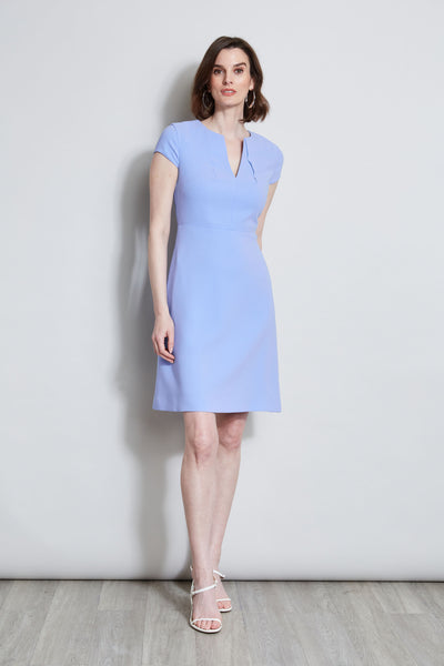 Short Sleeve Dart Dress Image 3