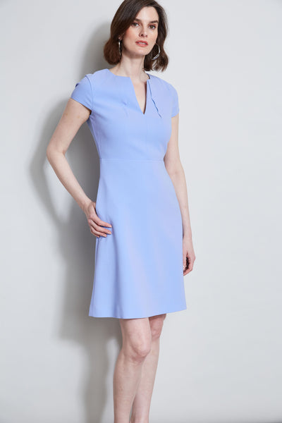 Short Sleeve Dart Dress Image 2