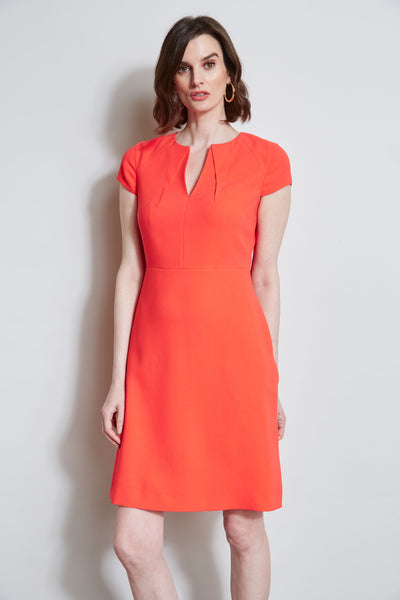 Short Sleeve Dart Dress Image 3
