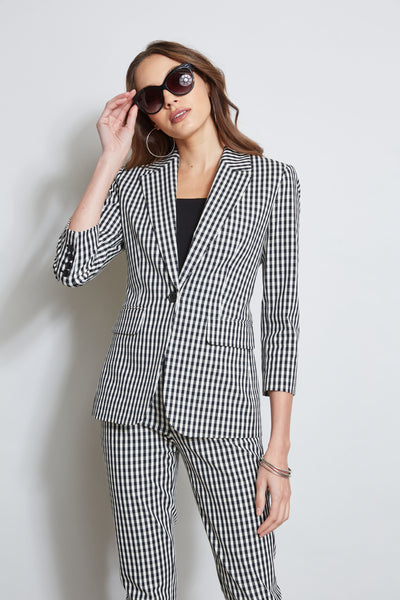 Gingham Blazer Image 4