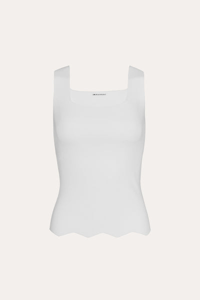 Scallop Hem Tank Image 1