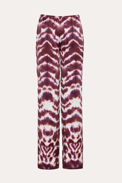 Lila Ikat Silk Pant