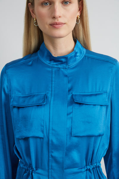 Satin Utility Jacket Image 5