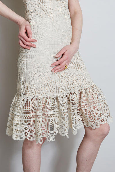 Mosaic Lace Dress Image 4