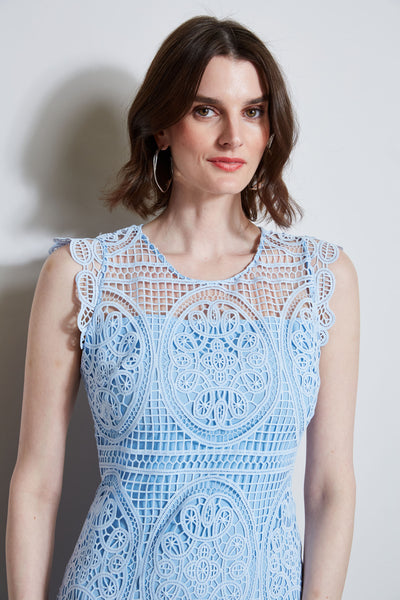 Mosaic Lace Dress Image 5
