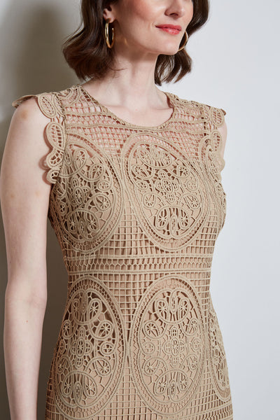 Mosaic Lace Dress Image 3