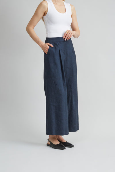 Pleated Linen Pant Image 3
