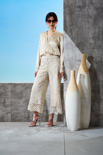 Silk Satin Bomber Jacket Image 2