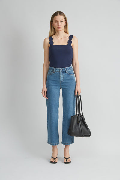 Scallop Sweater Tank Image 2