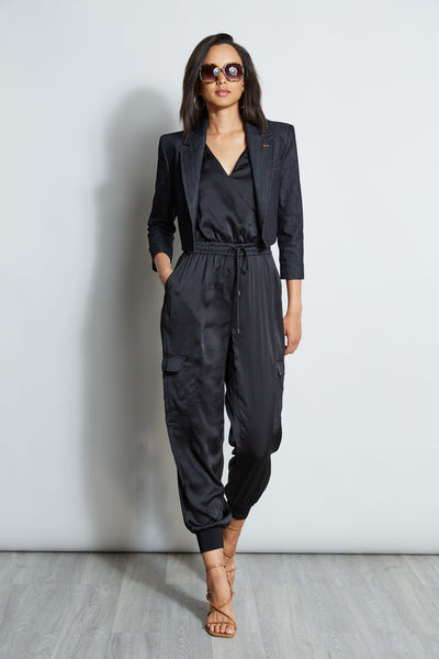 Cropped Denim Jacket Image 3