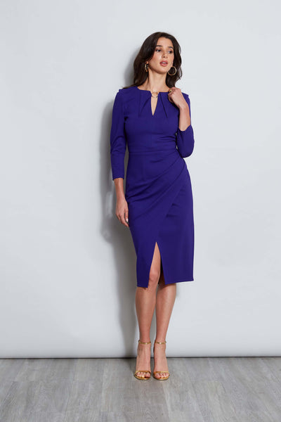 Keyhole Ring Wrap Dress Image 4