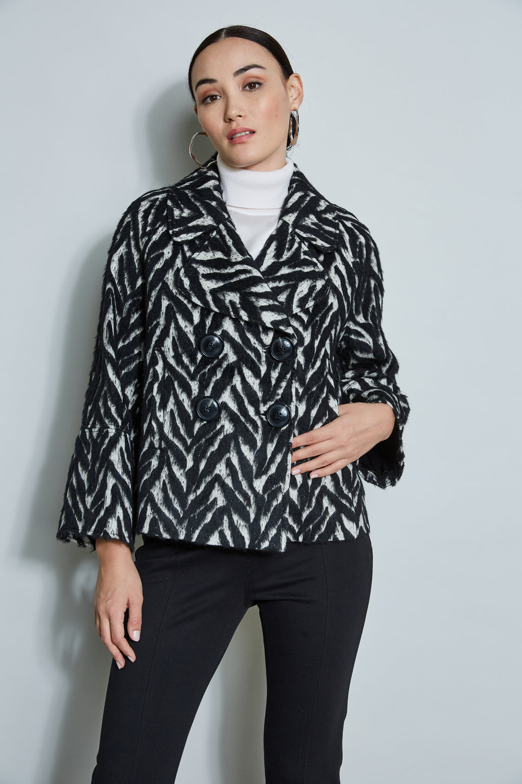 Wool Jacquard Jacket – Elie Tahari