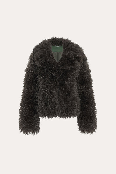 Plush Shearling Coat Image 1