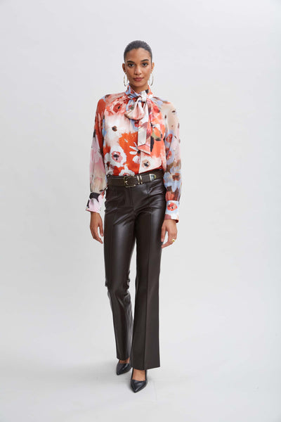 Silk Satin Wintergarden Chiffon Sleeve Shirt Image 4