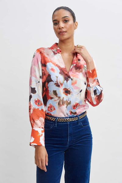Silk Satin Wintergarden Shirt Image 1