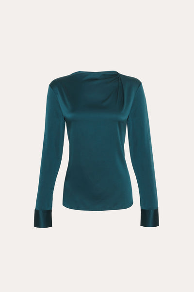 Silk Draped Top Image 1