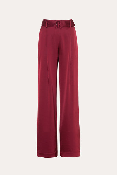 Satin Belted Pant Image 1