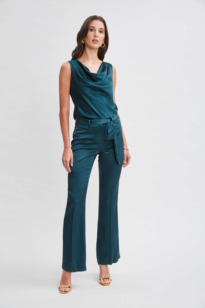 Satin Cowl Top Image 2