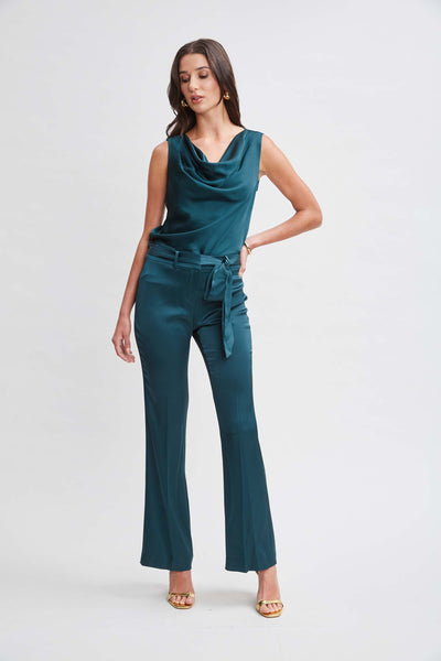 Satin Cowl Top Image 4