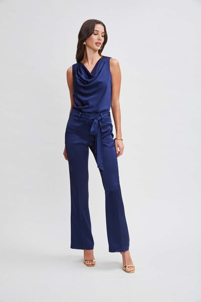 Satin Cowl Top Image 3