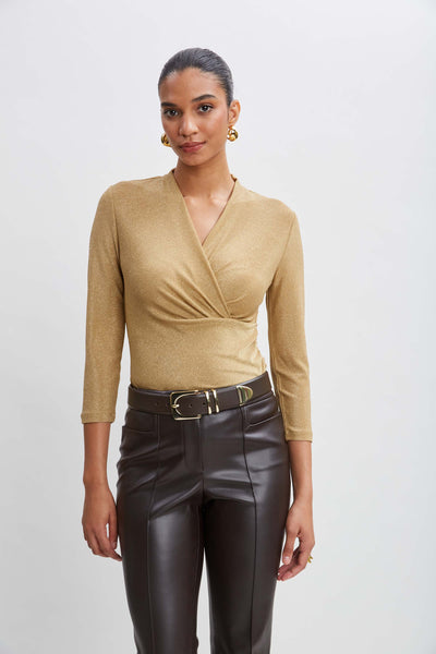 Metallic Ruched Knit Image 1