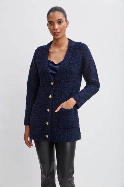 Boucle Merino Cardigan Image 4