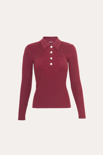 Classic Knitted Polo Image 1