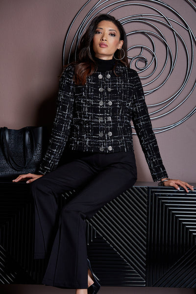 Metallic Kissed Tweed Jacket Image 2