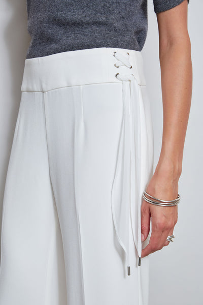 Crepe Side Tie Pant Image 5