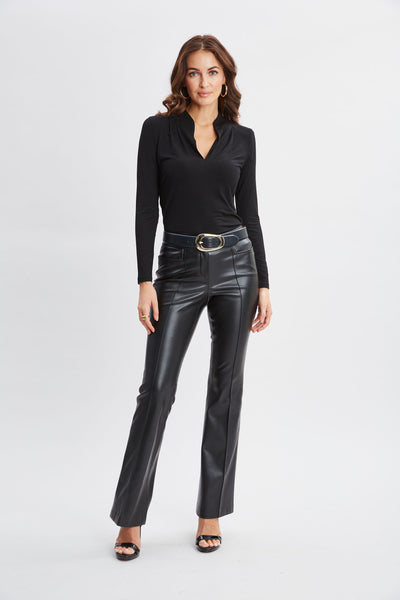 Pleated Neck Knit Image 2