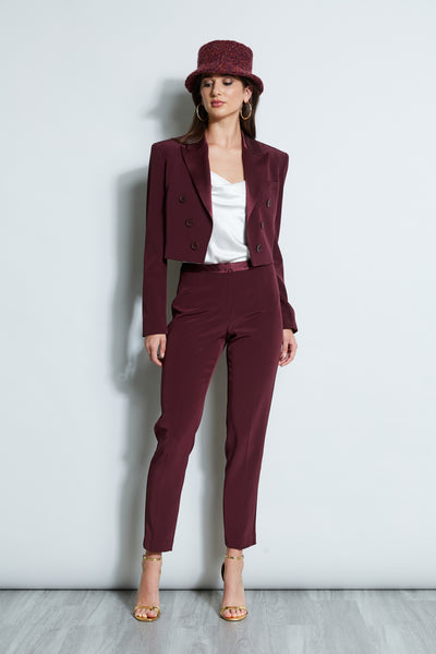 Cropped Tuxedo Jacket Image 2