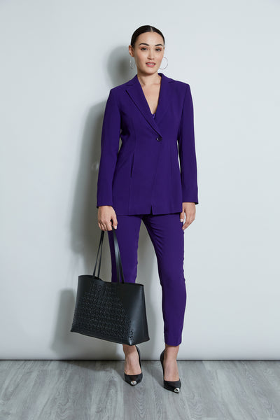 Slim Fit Crepe Pant Image 4