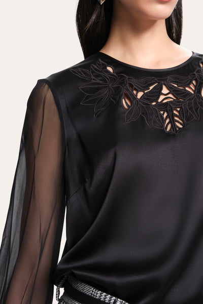Olivia Silk Blouse Image 3