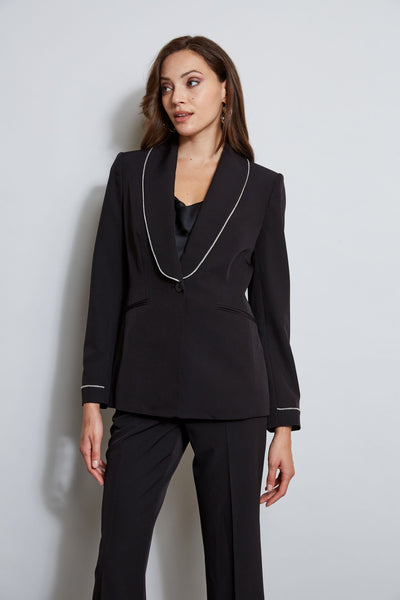 Rhinestone Edged Blazer Image 3