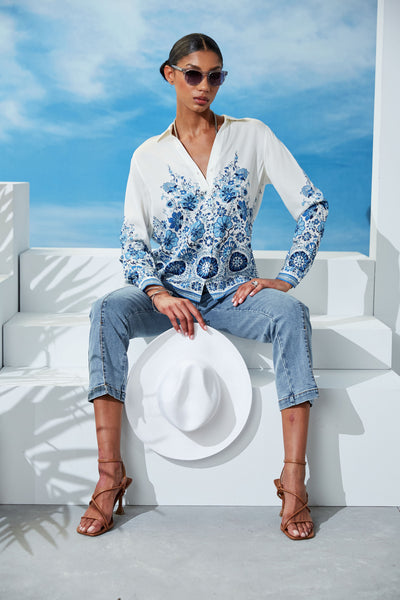 Silk Cascade Garden Shirt Image 2