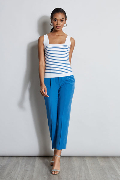 Stripe Square Neck Sweater Image 2