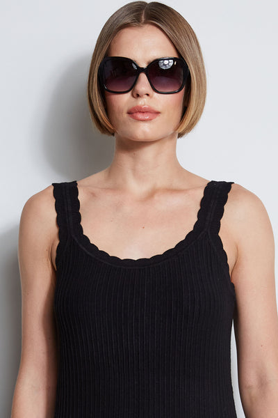 Scallop Knit Dress Image 5