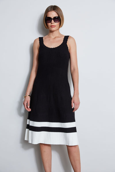 Scallop Knit Dress Image 3