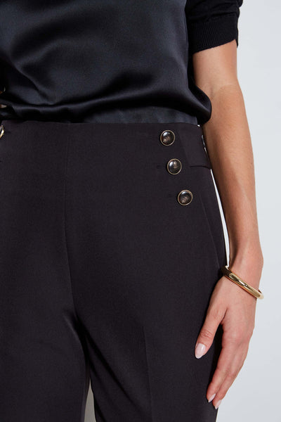Crepe Button Pant Image 3