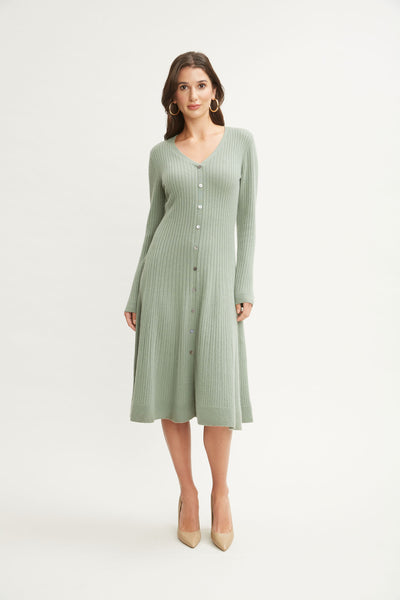 Cashmere Fit & Flare Dress Image 1
