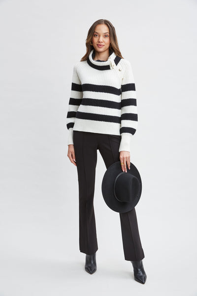 Cashmere Stripe Sweater Image 2