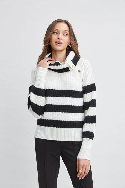 Cashmere Stripe Sweater Image 1