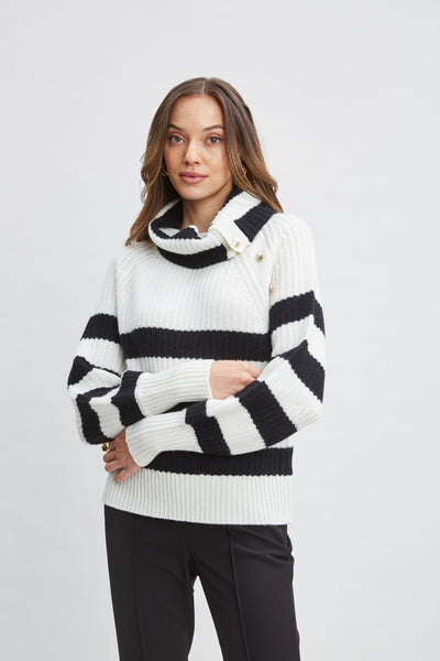 Cashmere Stripe Sweater Image 3