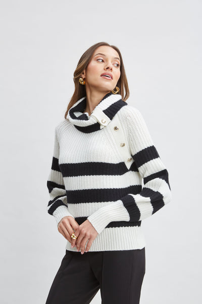Cashmere Stripe Sweater Image 4