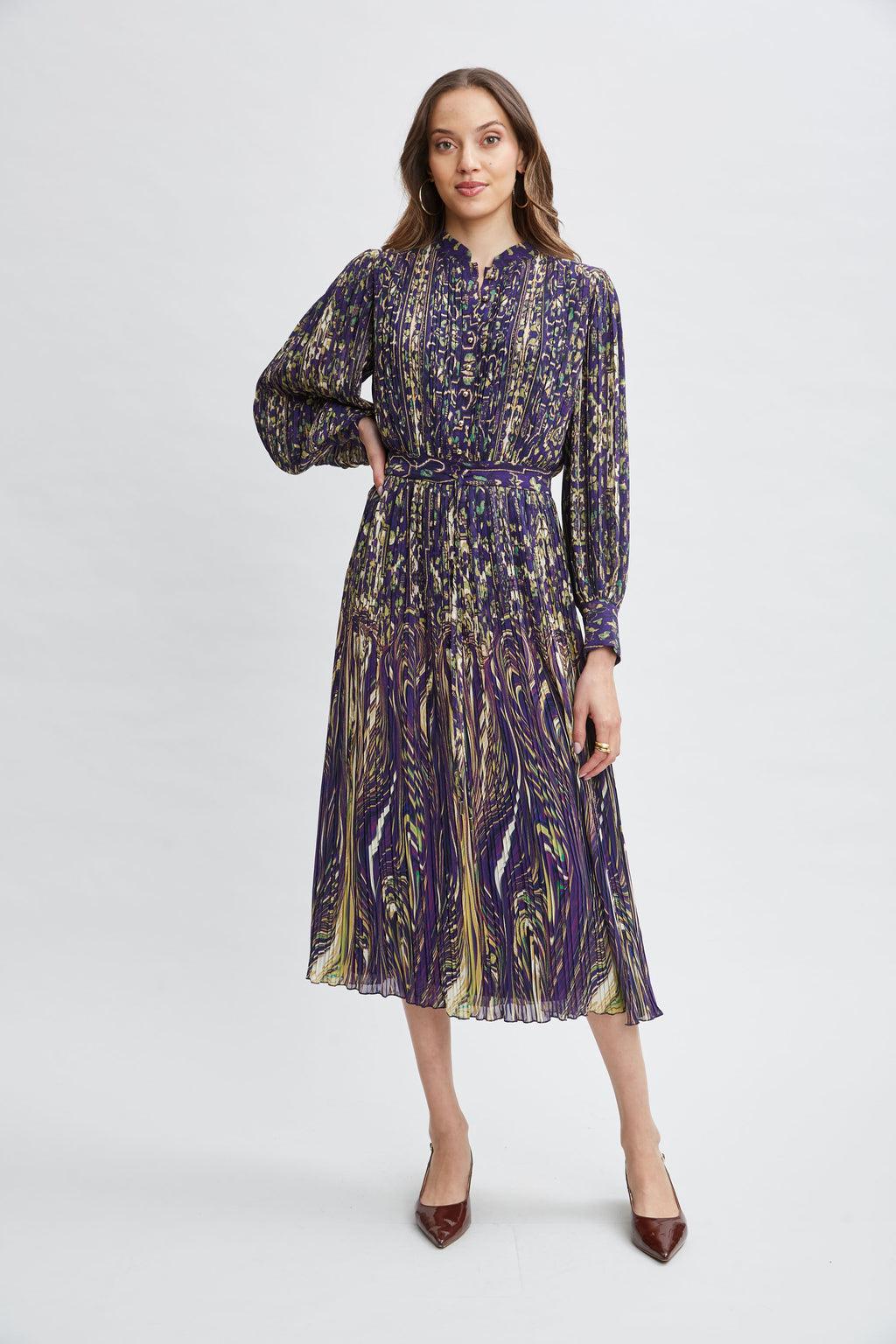 Paisley Midi Dress Elie Tahari Paisley Midi Dress Elie Tahari