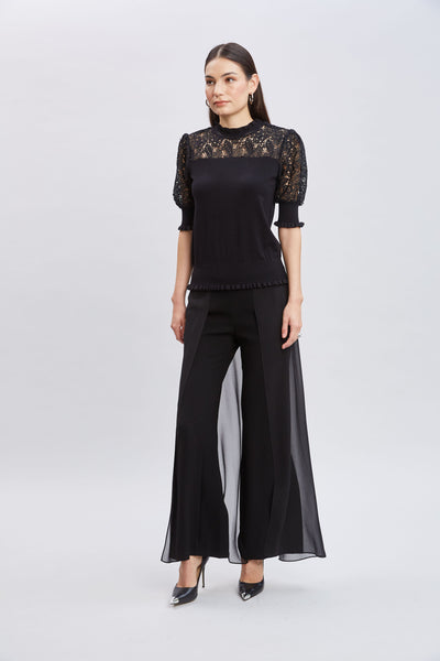 Crochet Sleeve Sweater Image 5